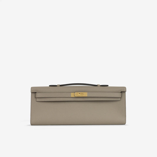 Pochette Hermès Kelly Cut en cuir