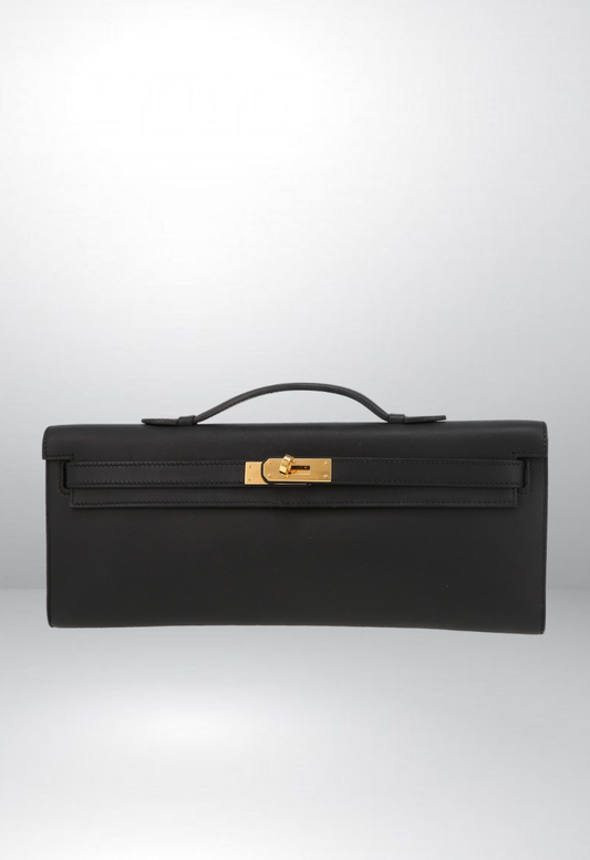 Pochette Hermès Kelly Cut en cuir