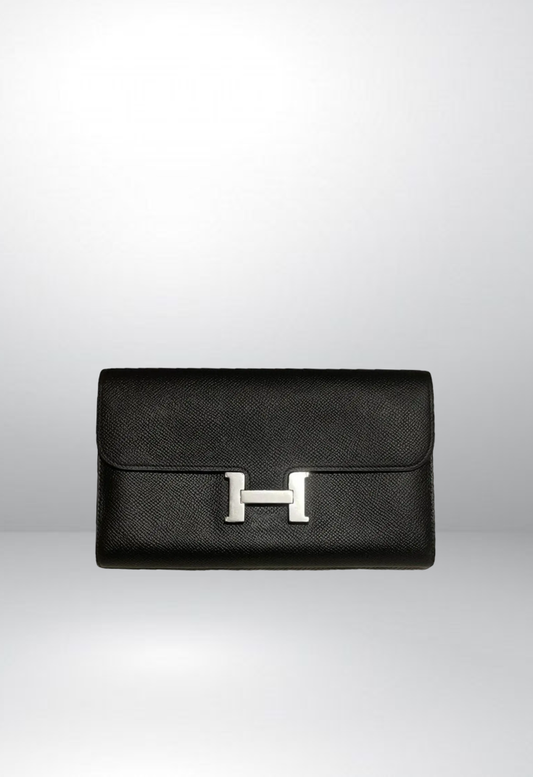 Pochette Hermès en cuir