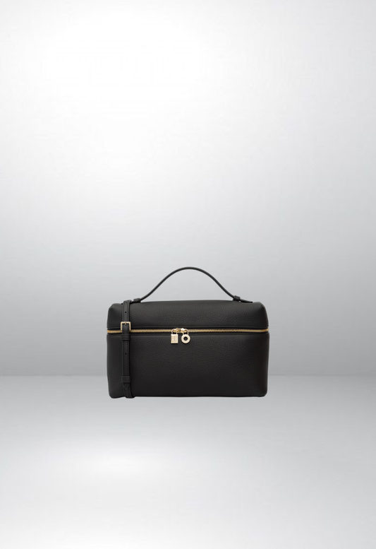 Sac L19 en cuir Loro Piana noir